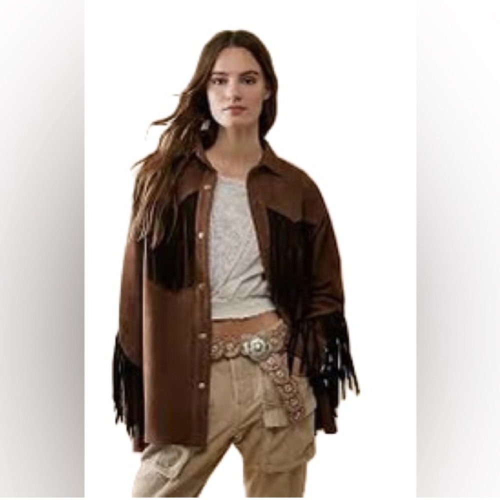 Understated Leather Sunburst Suede jacket by Understated Leather